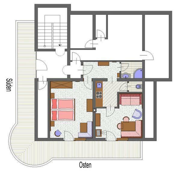 Appartamento Haus Rochard Kienzen Esterno foto